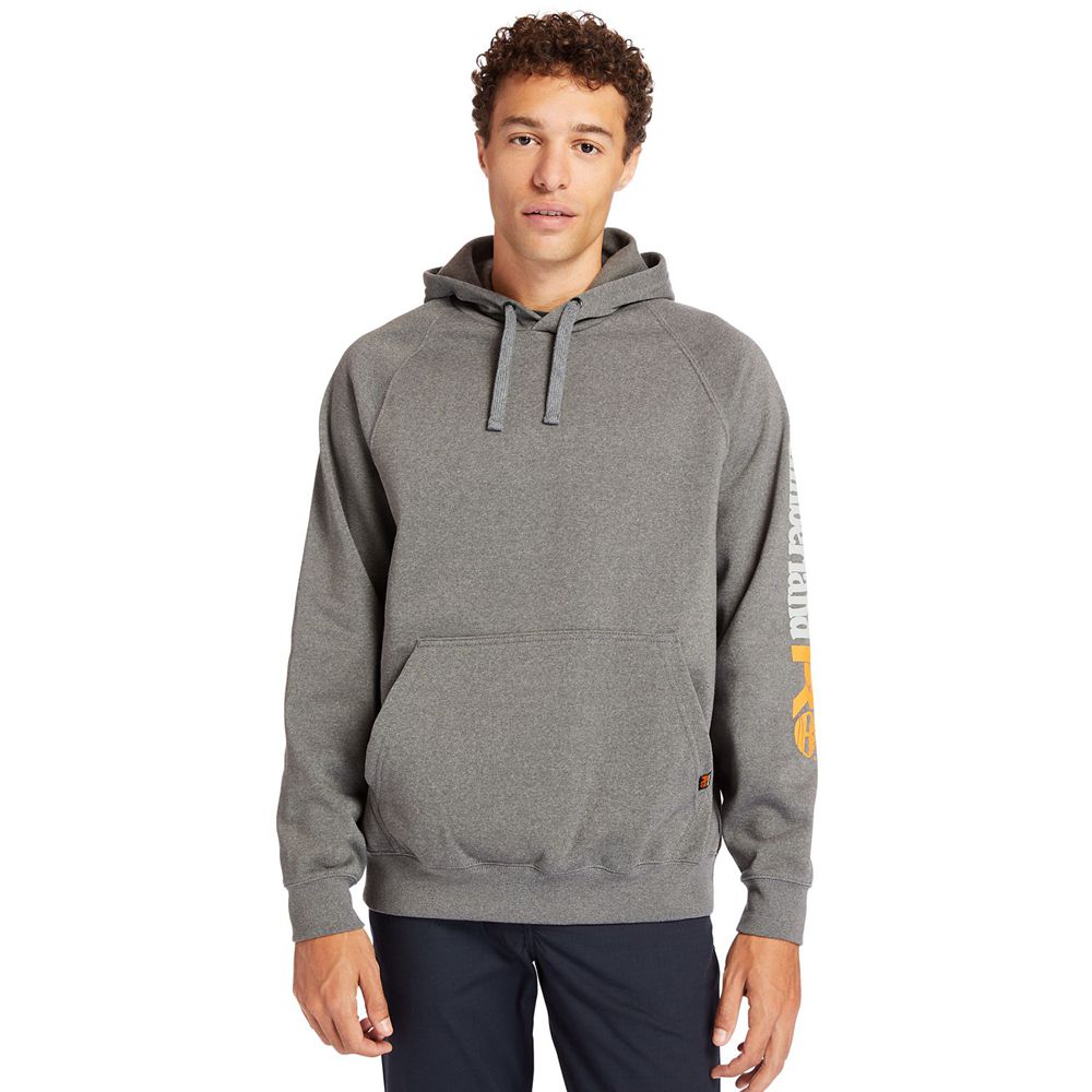 Sudadera Timberland Hombre Pro® Hood Honcho Sport Hoodie Gris Oscuro - Chile XFN-209168